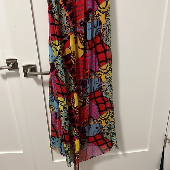 Flowy halter silk dress - Picture 9 of 9